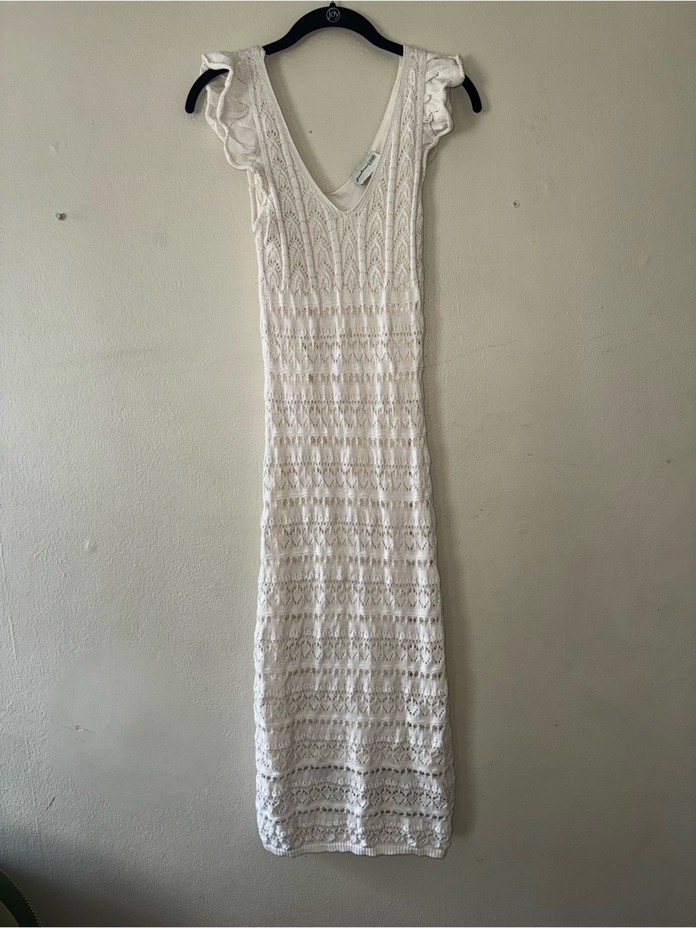 White Crochet Maxi Dress